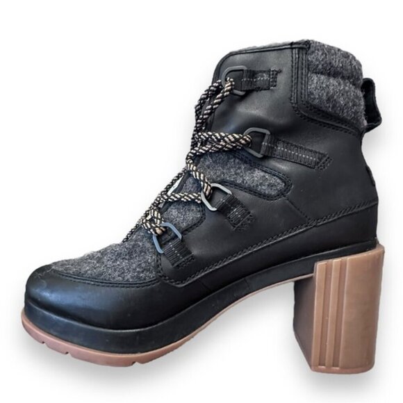 Women’s SOREL 9.5 Blake Lace Non Shell Boot Black / Sand - Picture 16 of 16